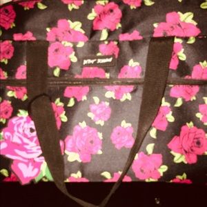 Betsy Johnson Floral Luggage Travel Bag